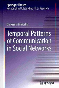 Temporal Patterns of Communication in Social Networks Sale