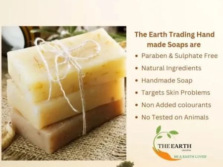 The Earth Trading Handmade Ubtan Soap for Bath - 120g Fashion