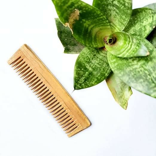 The Earth Trading Pure Kacchi Neem Wood Beard Comb on Sale