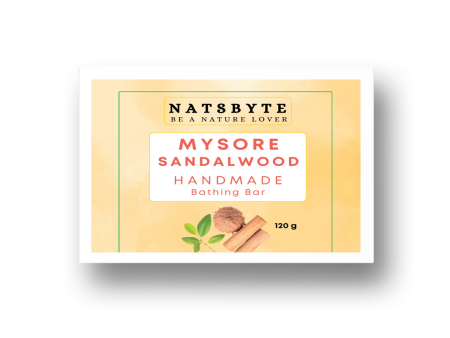 The Earth Trading Handmade Mysore Sandlewood Soap for Bath - 120g For Sale