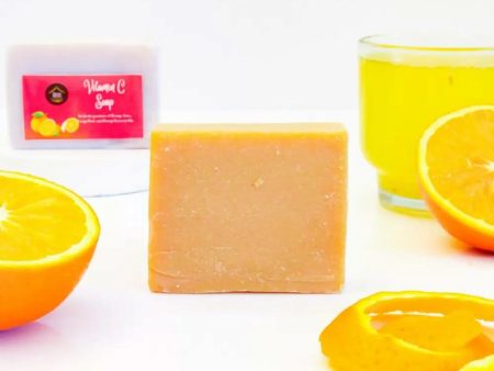 The Earth Trading Handmade Natural Vitamin C Soap for Bath - 120g For Cheap