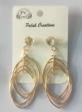 Trendy Gold Plated Big Large Size Multiple Hoops in One Earring Long for Girls & Women on Sale